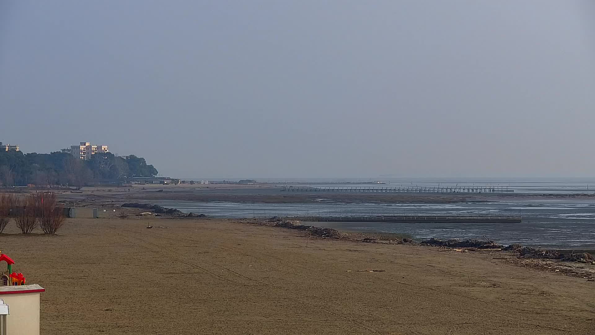 Grado Beach and Aquapark Views in Real Time