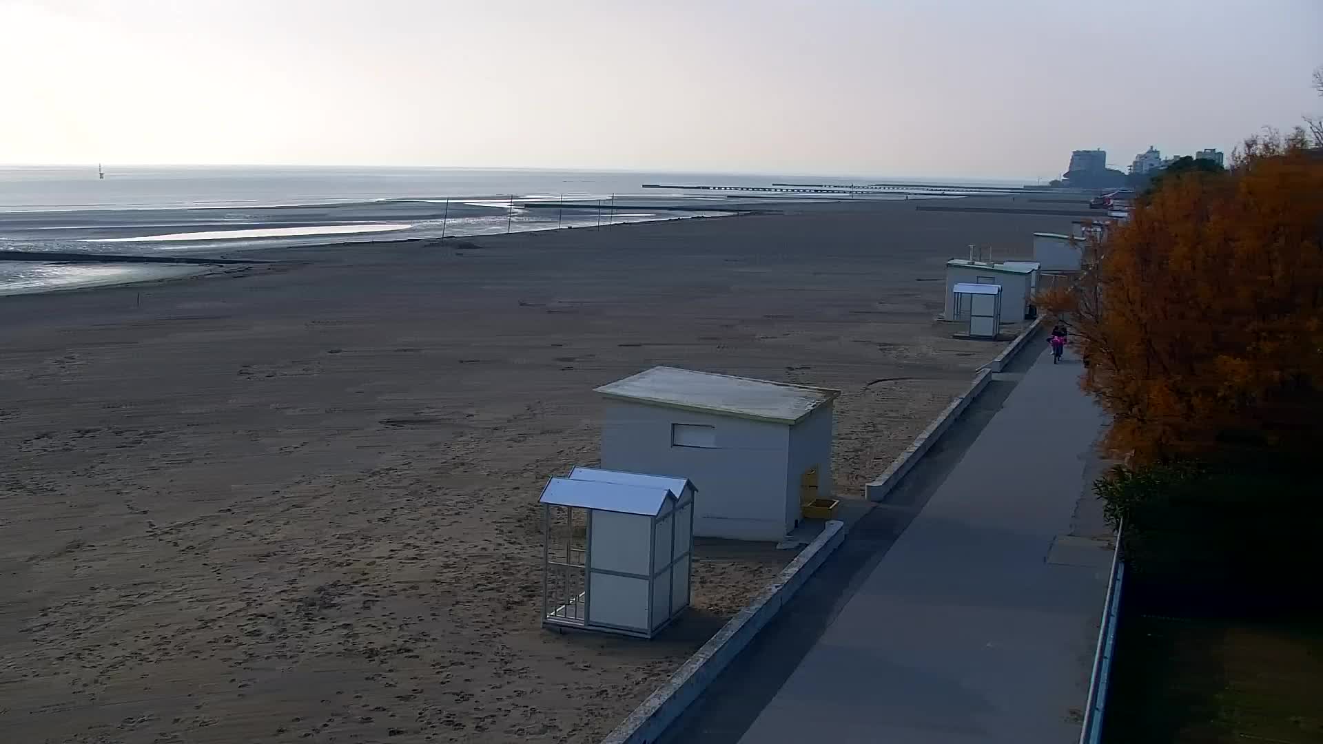 Grado Beach and Aquapark Views in Real Time