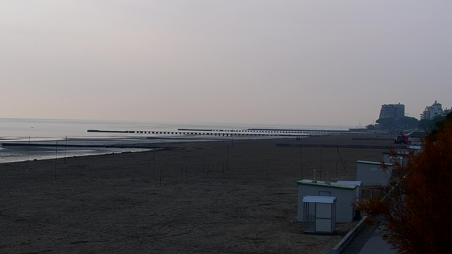 Grado Beach and Aquapark Views in Real Time