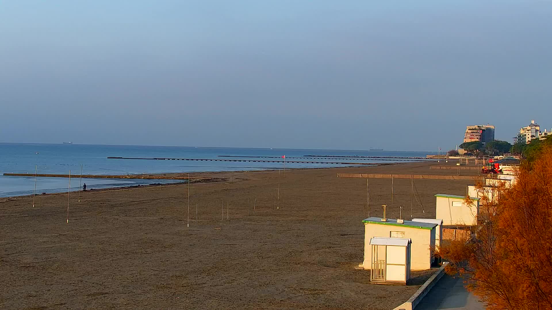 Webcam Live Grado: Vista sulla spiaggia e sull’acquapark in tempo reale
