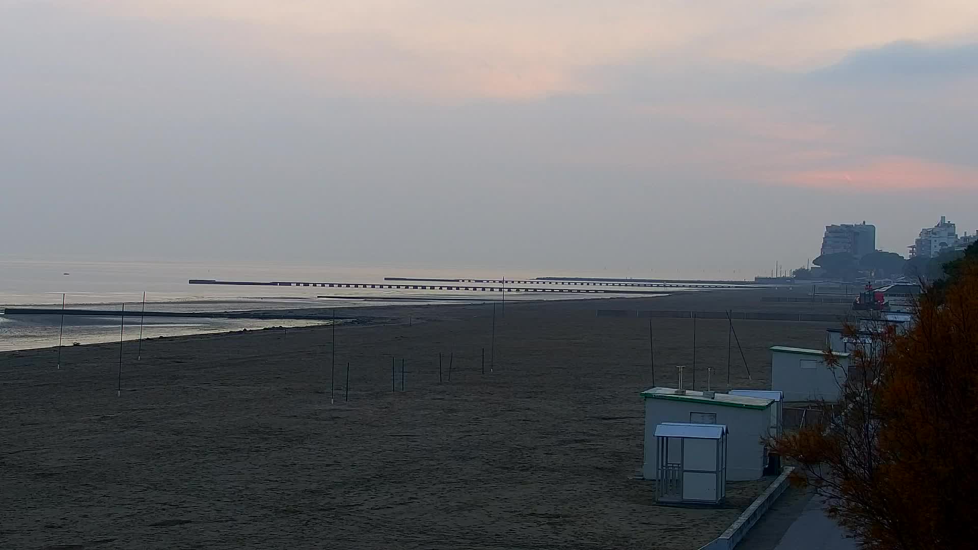 Webcam en direct Grado : Vues sur la plage et l’aquapark en temps réel