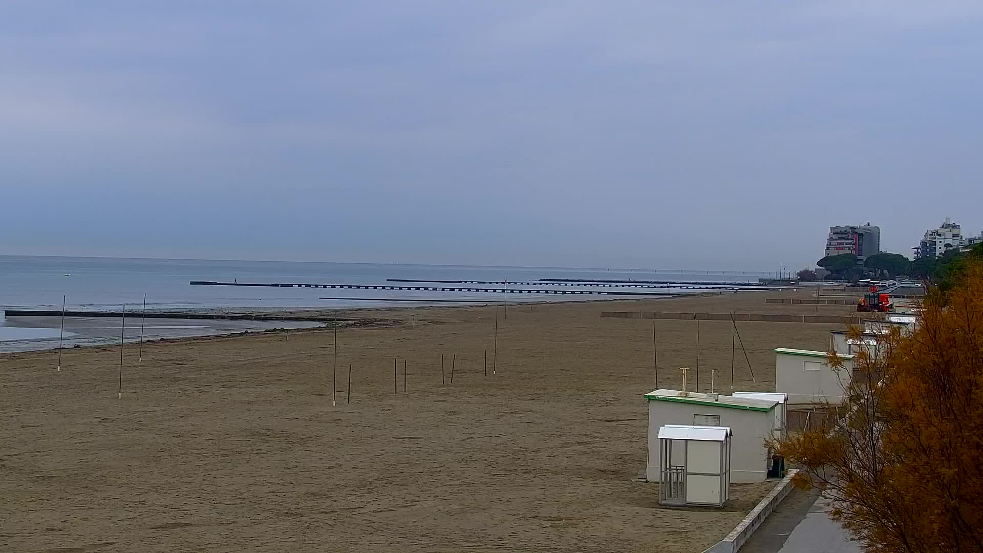 Webcam Live Grado: Vista sulla spiaggia e sull’acquapark in tempo reale