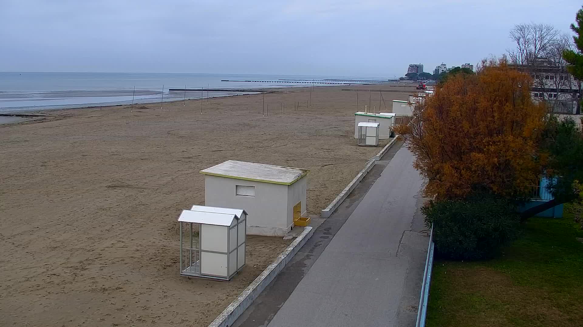 Webcam Live Grado: Vista sulla spiaggia e sull’acquapark in tempo reale