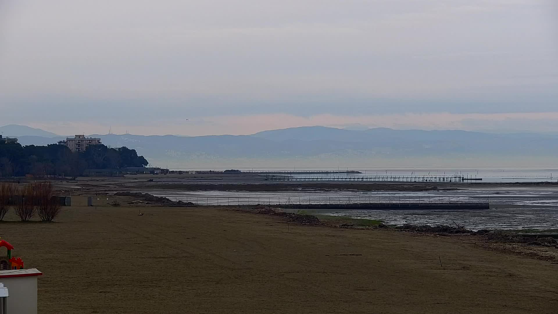 Grado Beach and Aquapark Views in Real Time