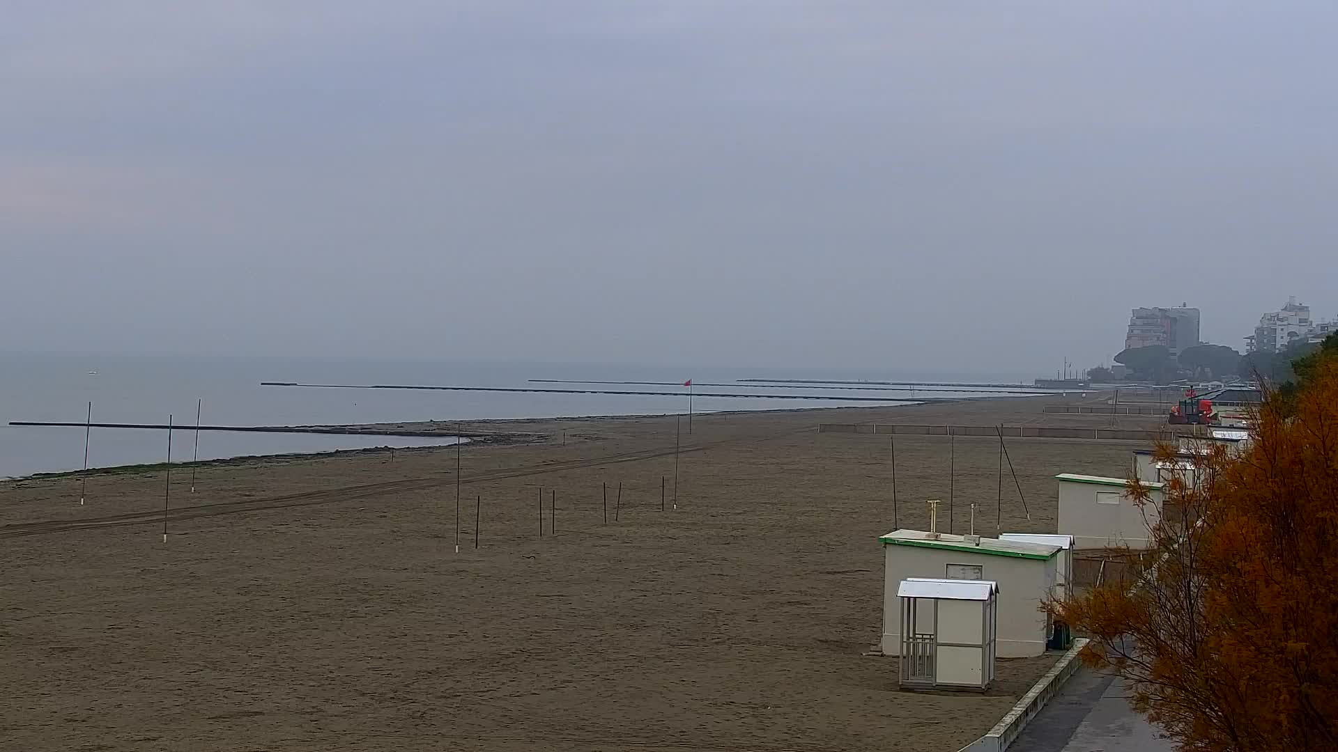 Grado Beach and Aquapark Views in Real Time