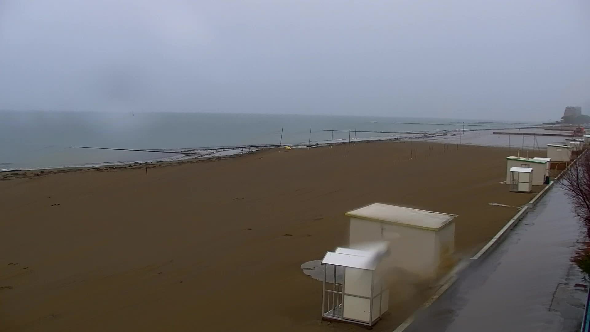 Grado Beach and Aquapark Views in Real Time