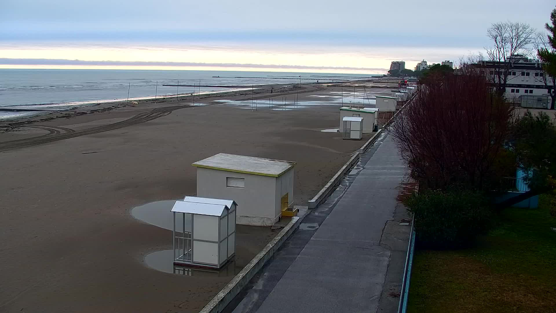 Webcam Live Grado: Vista sulla spiaggia e sull’acquapark in tempo reale
