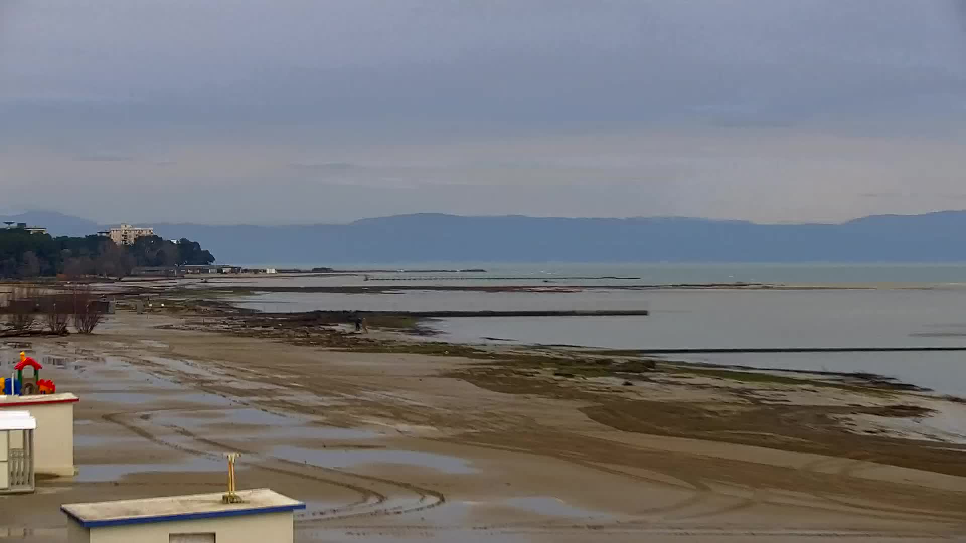 Webcam Live Grado: Vista sulla spiaggia e sull’acquapark in tempo reale