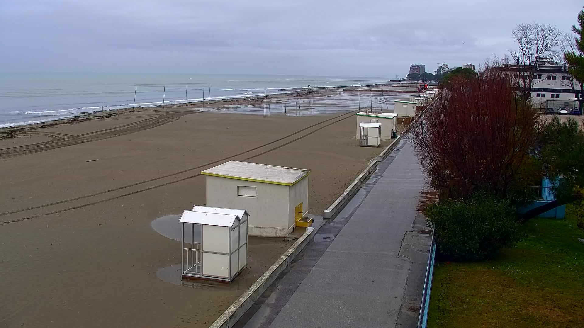Webcam en direct Grado : Vues sur la plage et l’aquapark en temps réel