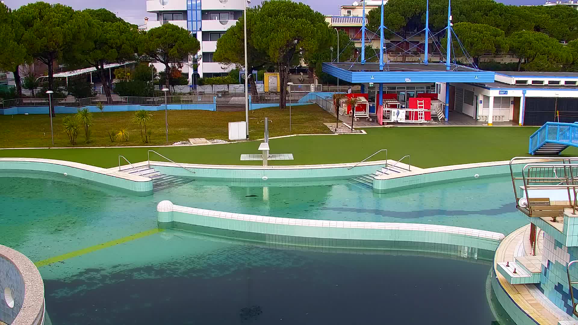 Webcam en direct Grado : Vues sur la plage et l’aquapark en temps réel