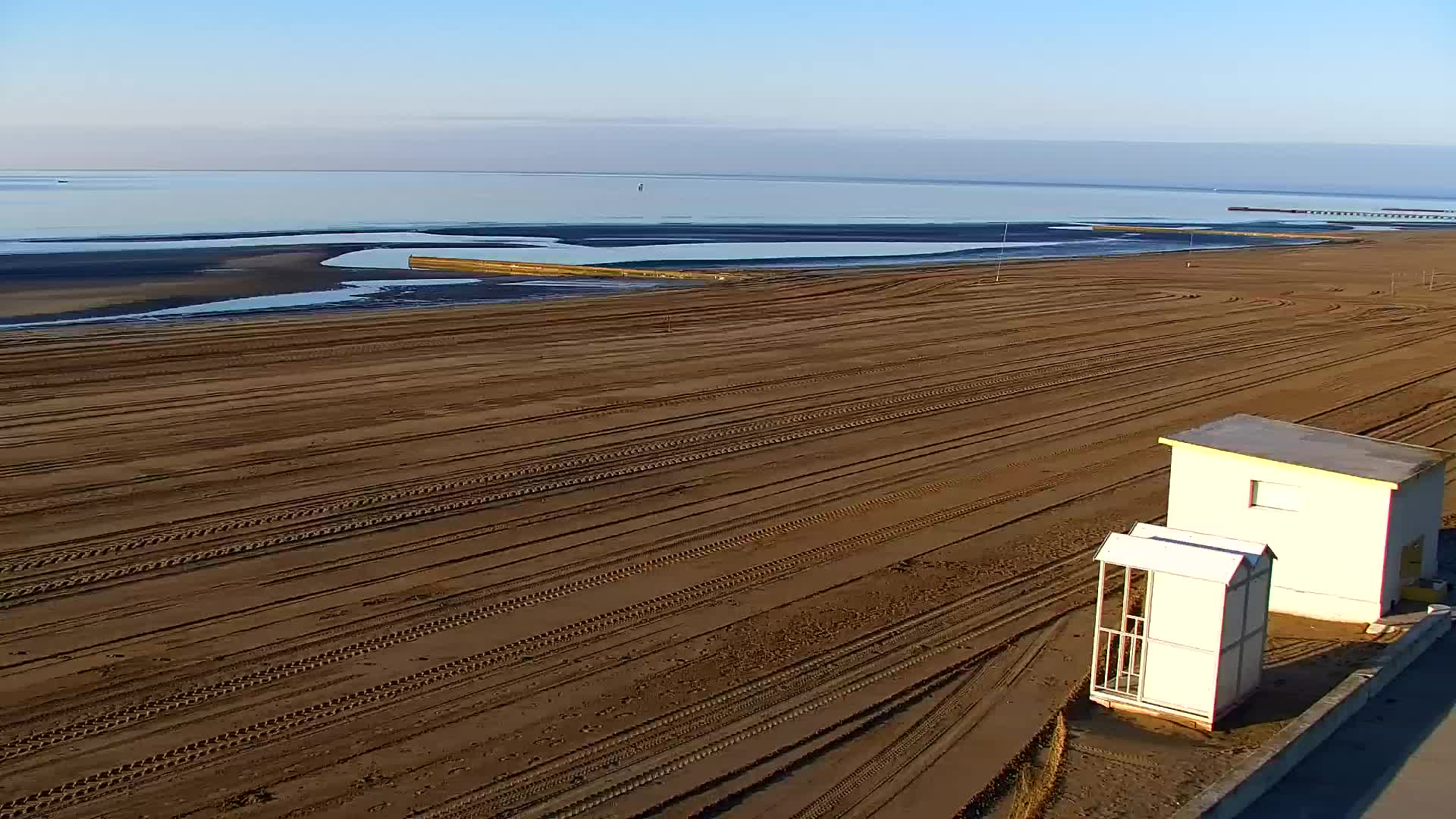 Spletna kamera v živo Grado: Pogledi na plažo in vodni park v realnem času