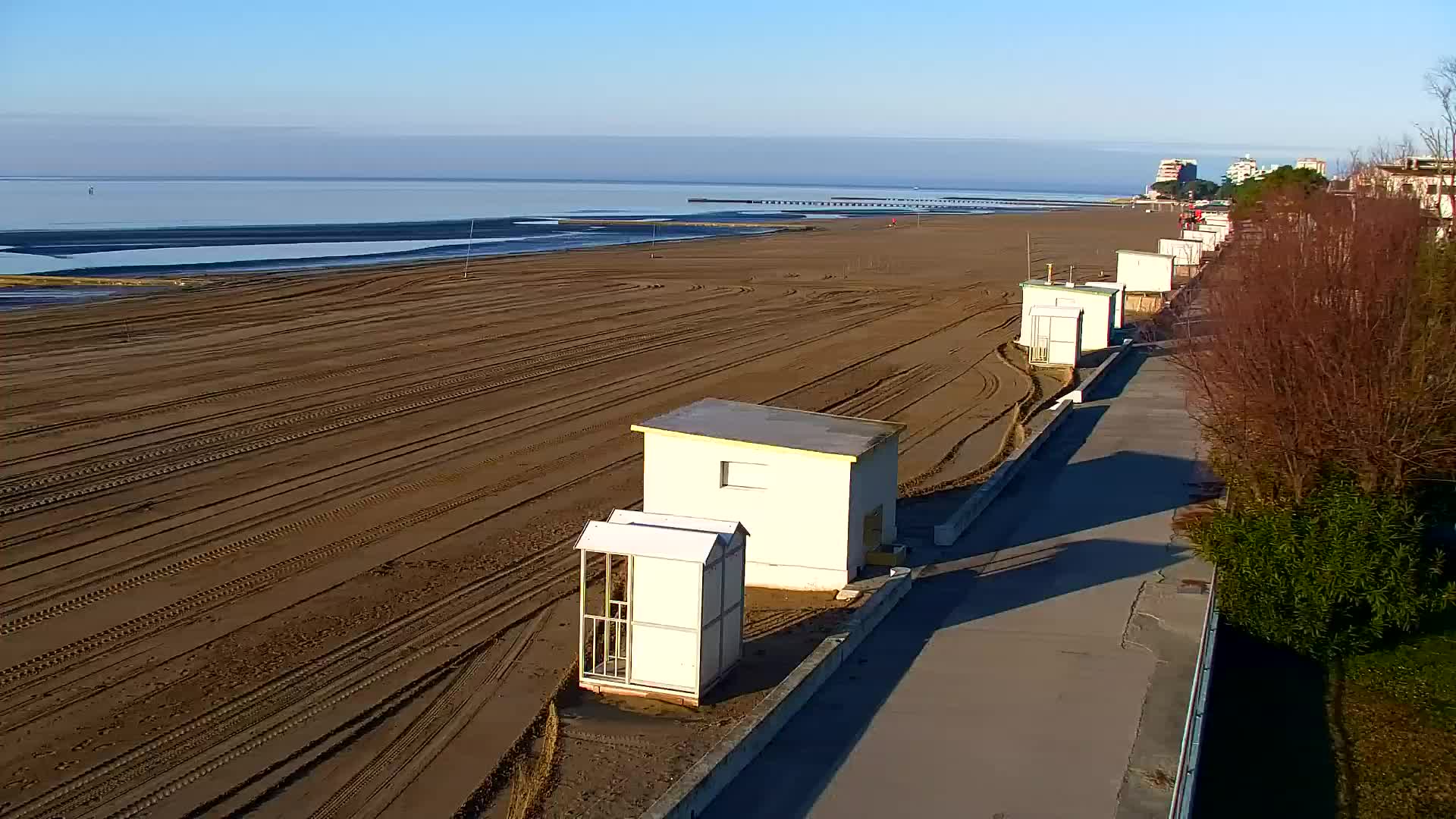 Grado Beach and Aquapark Views in Real Time
