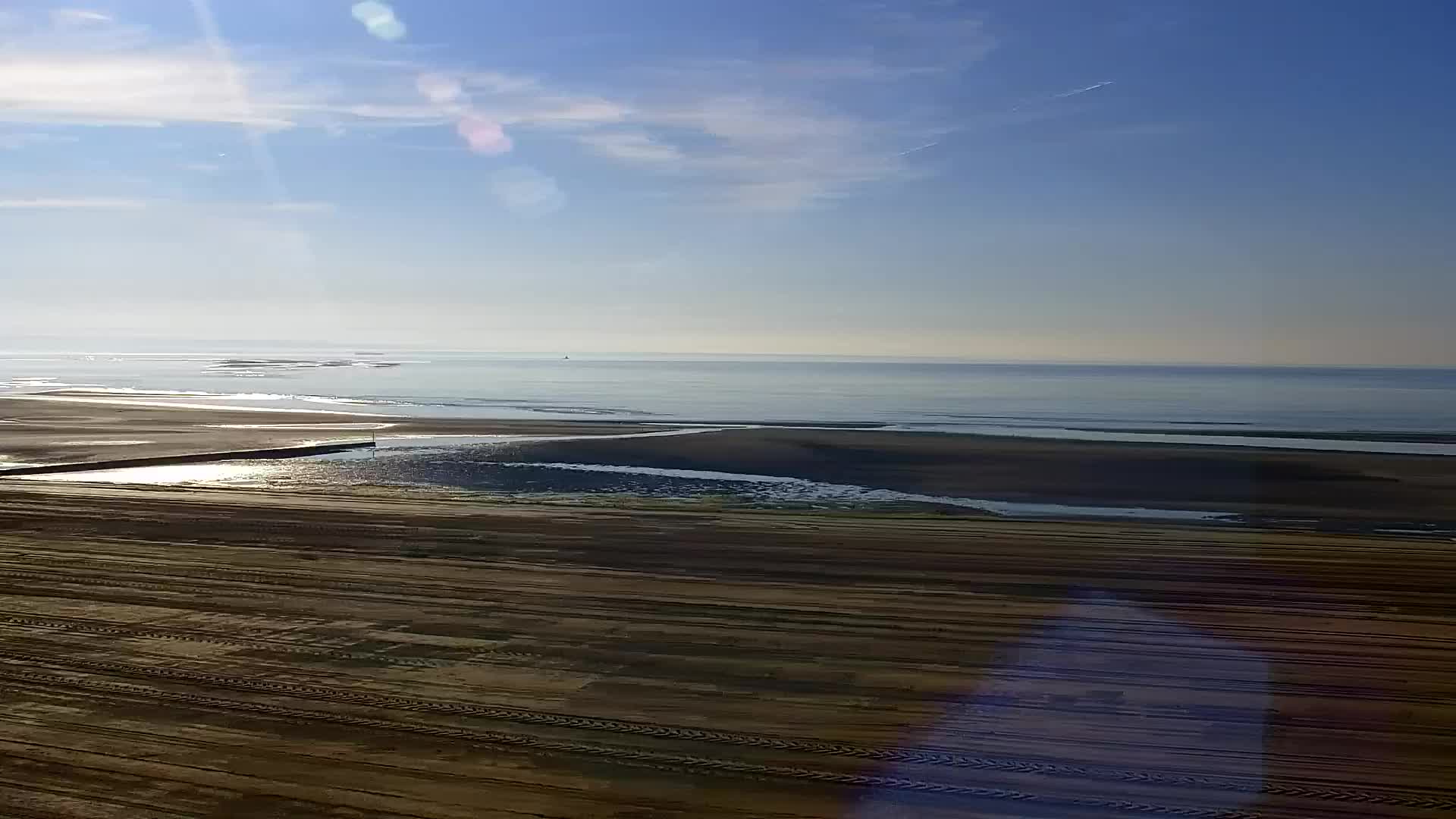 Grado Beach and Aquapark Views in Real Time