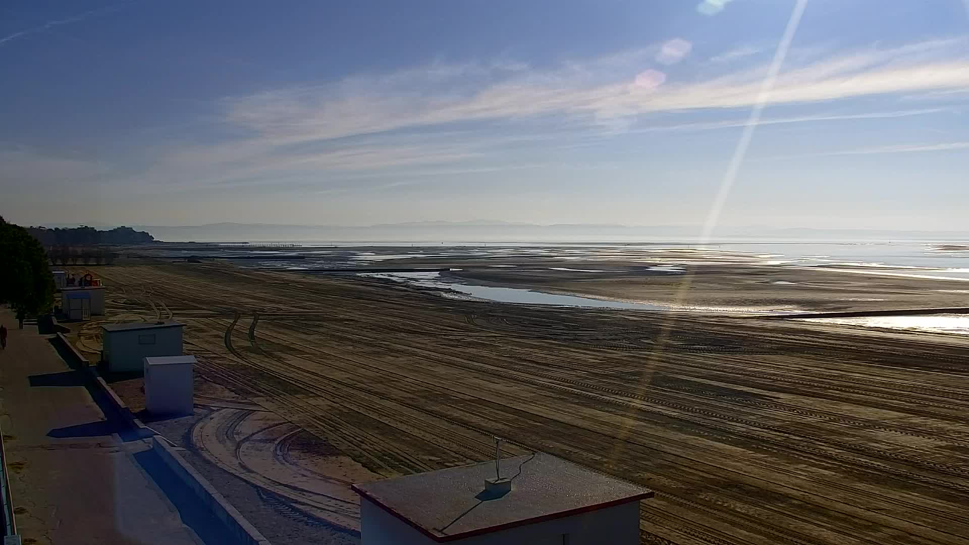 Grado Beach and Aquapark Views in Real Time