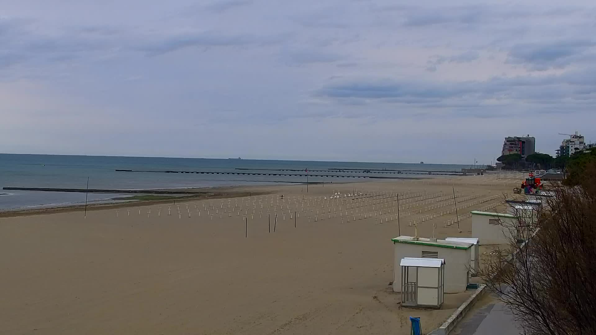 Webcam en direct Grado : Vues sur la plage et l’aquapark en temps réel