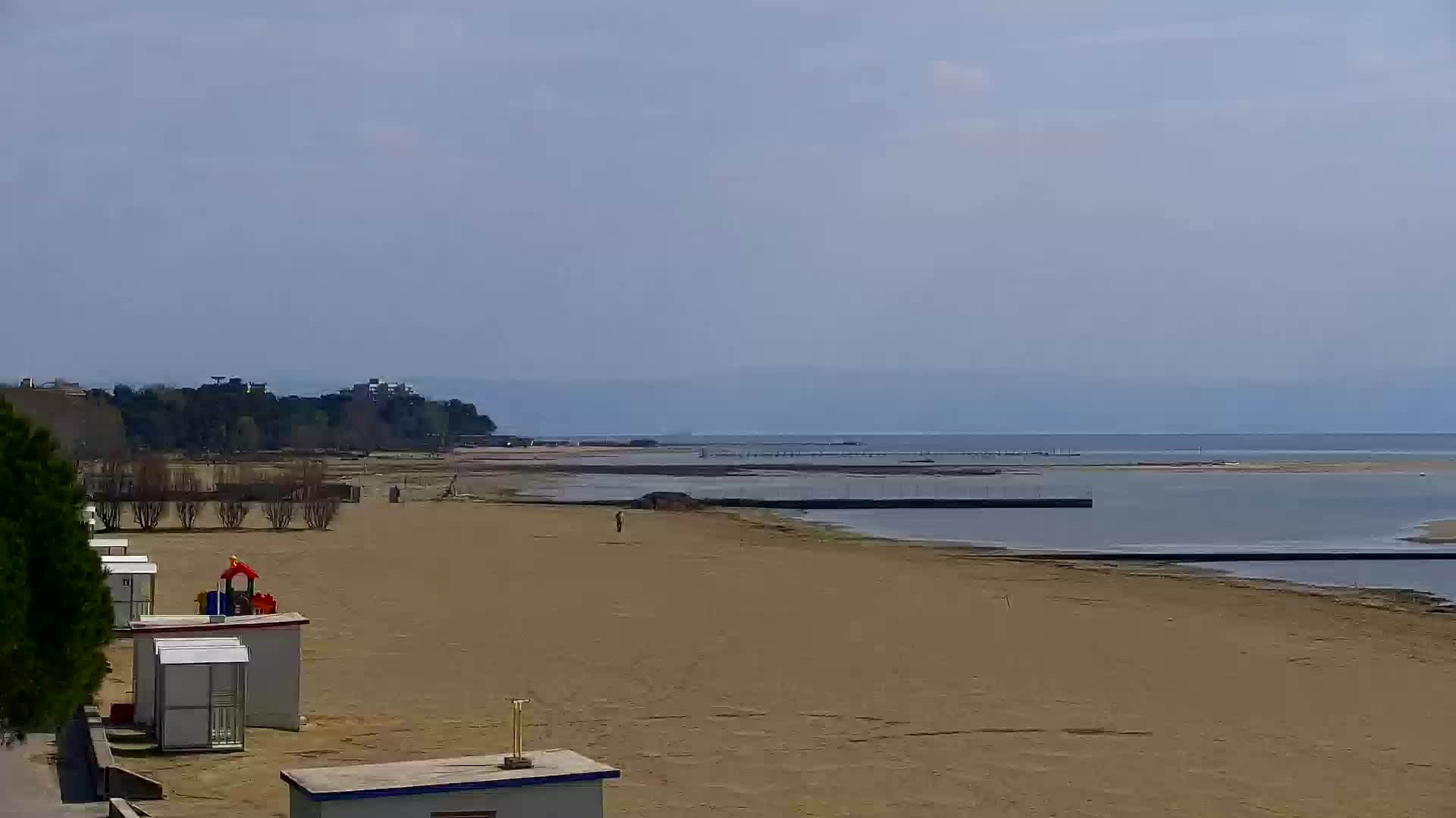 Webcam en direct Grado : Vues sur la plage et l’aquapark en temps réel