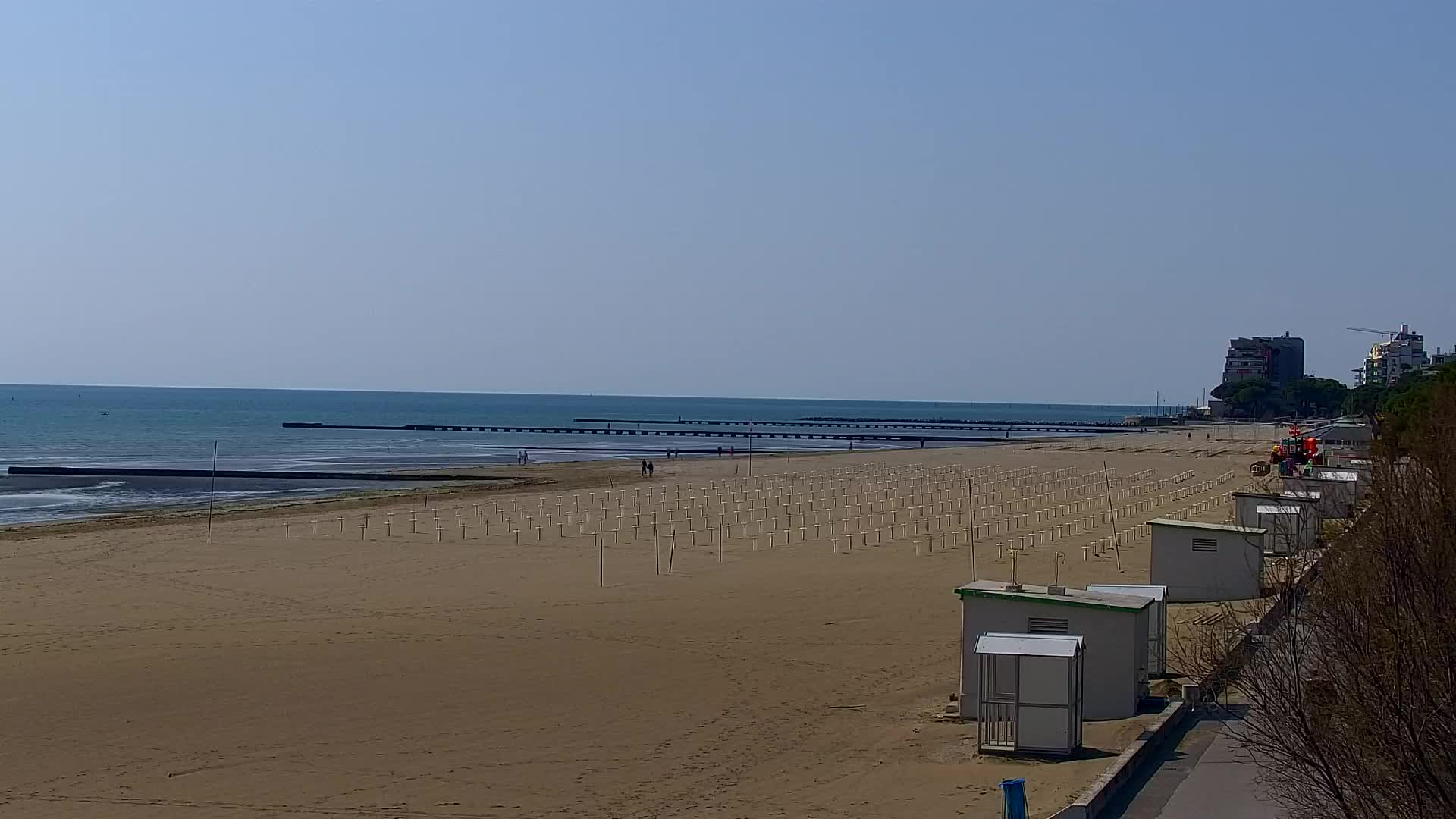 Grado Beach and Aquapark Views in Real Time