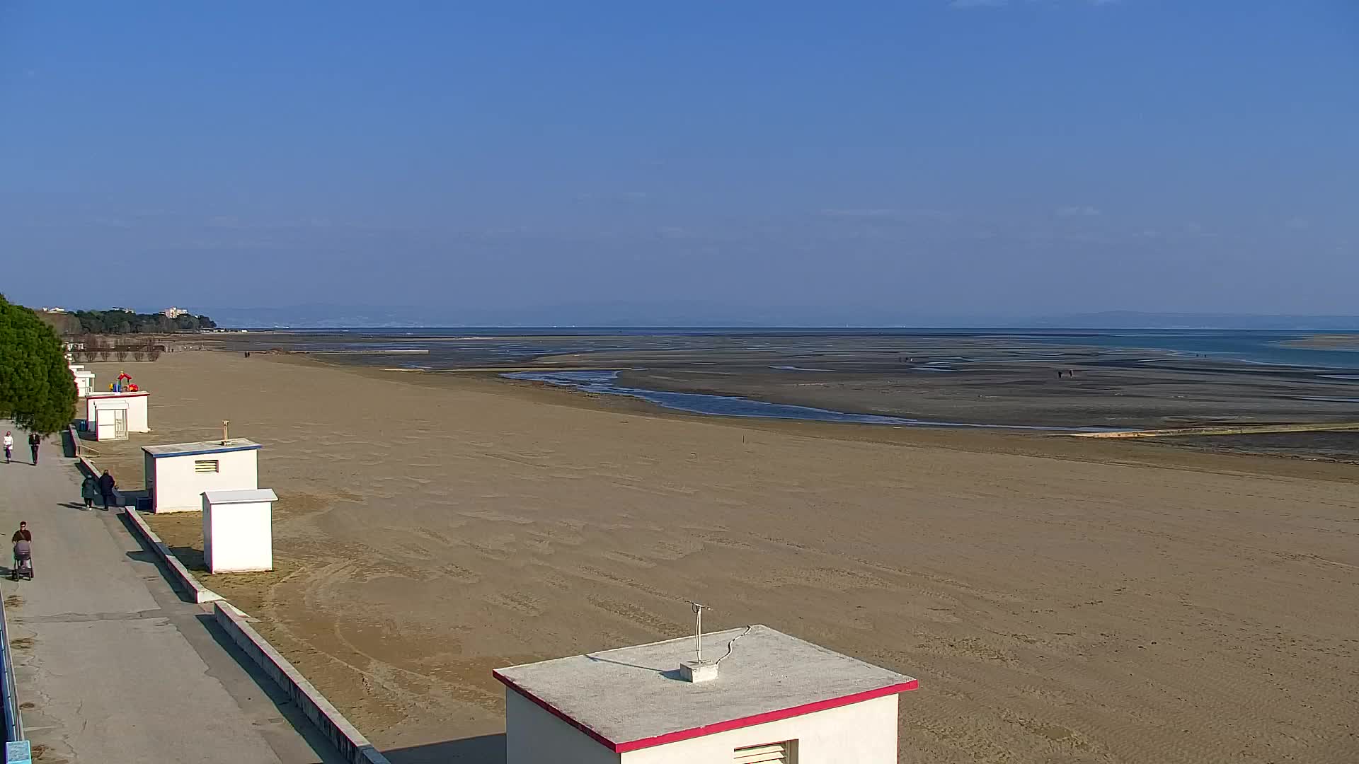 Webcam en direct Grado : Vues sur la plage et l’aquapark en temps réel