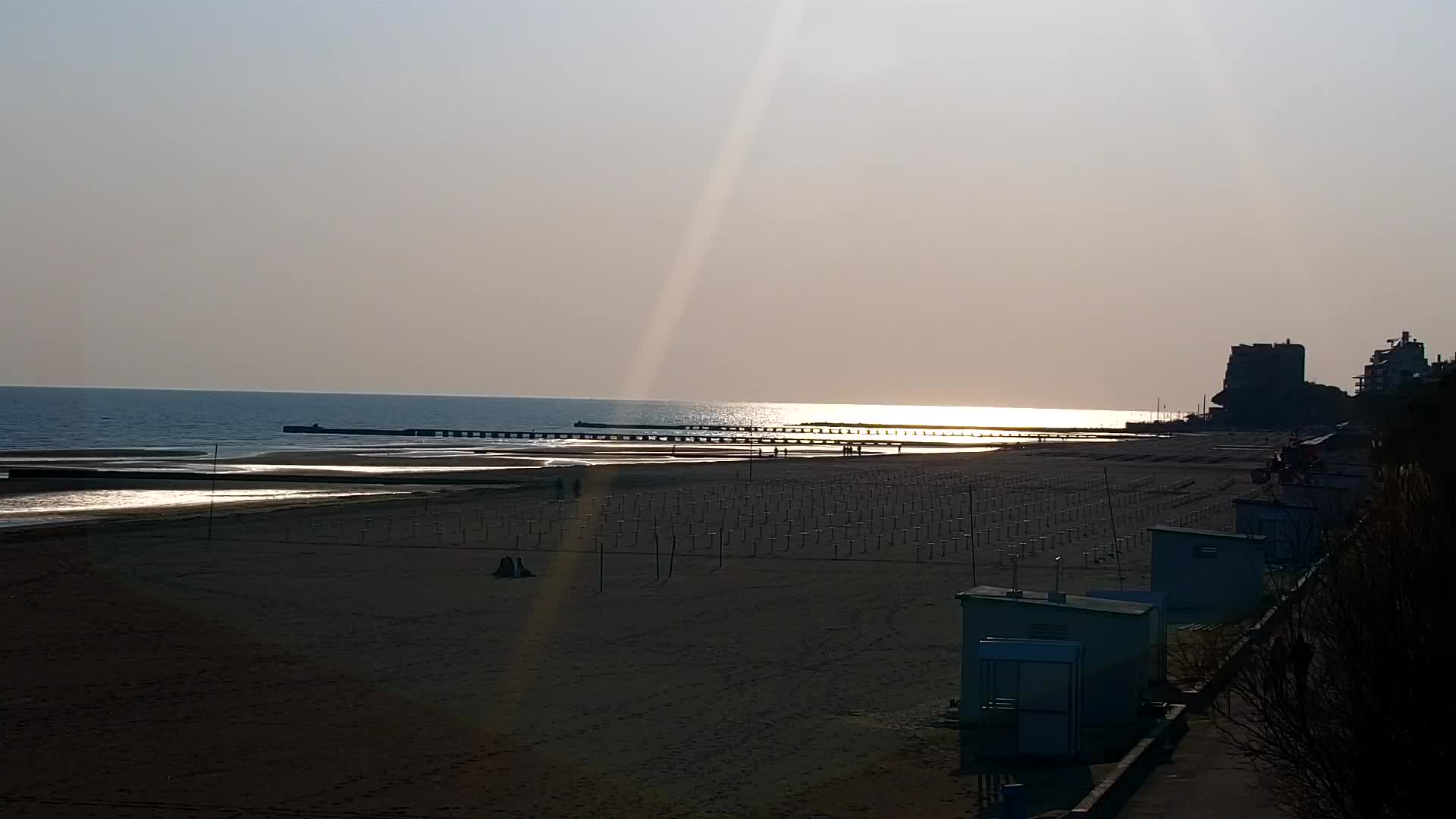 Grado Beach and Aquapark Views in Real Time