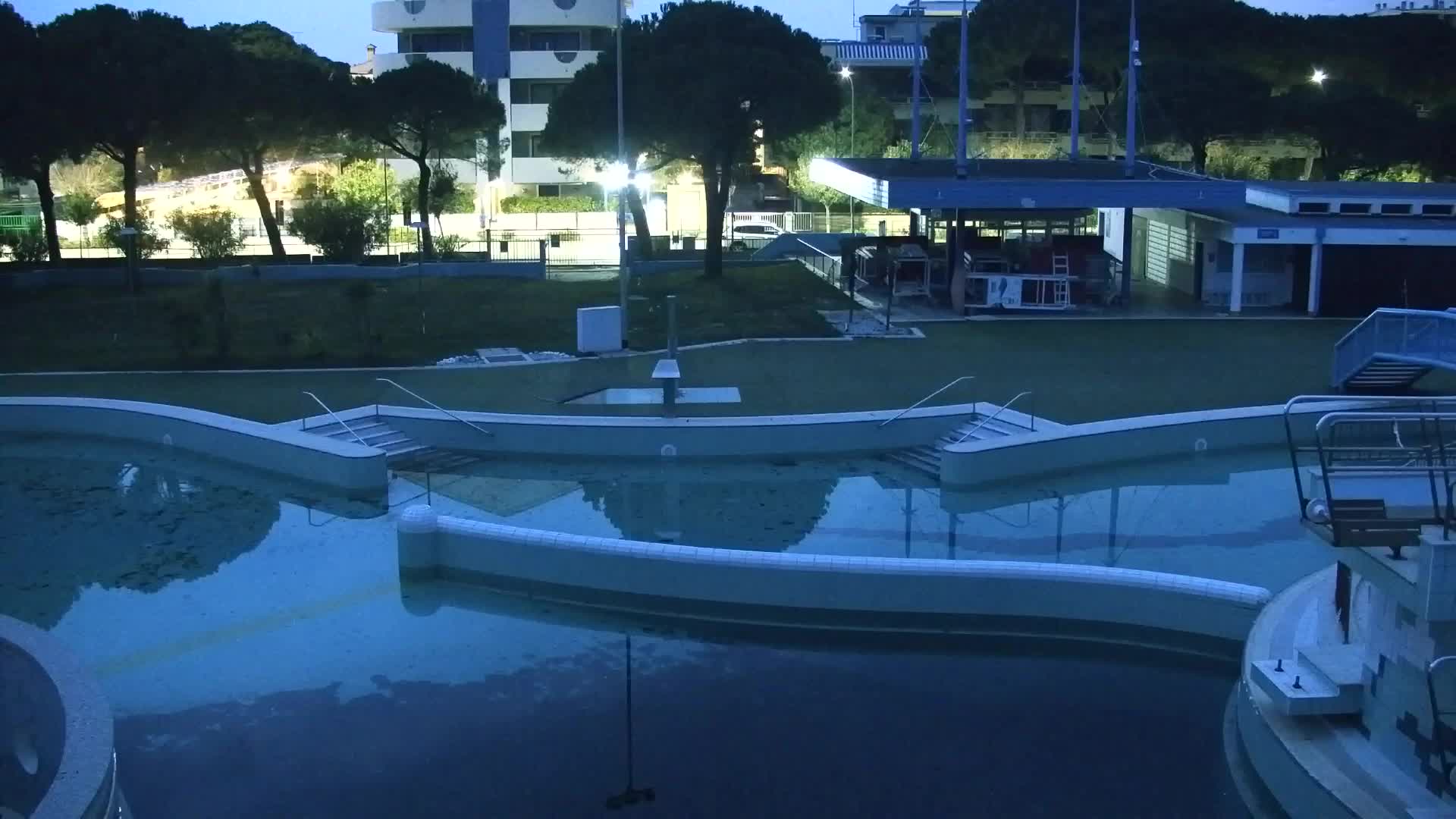 Spletna kamera v živo Grado: Pogledi na plažo in vodni park v realnem času