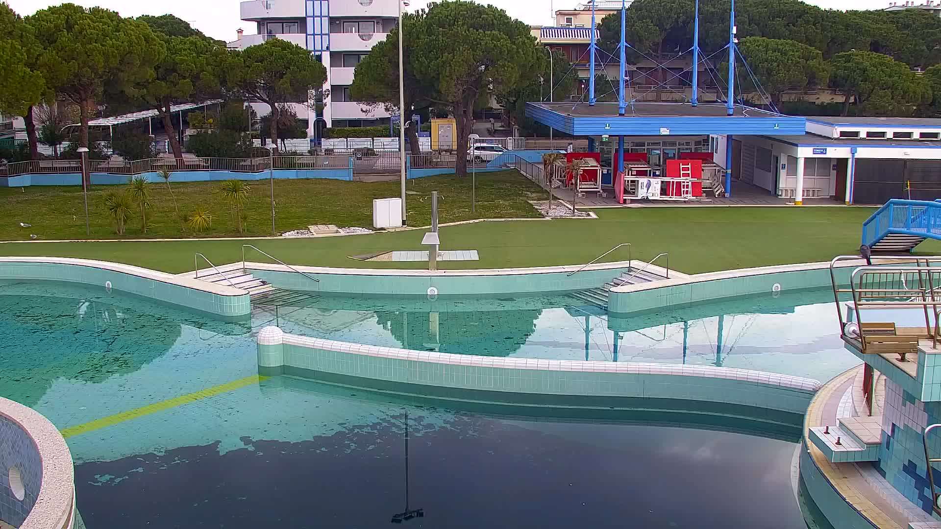 Webcam en direct Grado : Vues sur la plage et l’aquapark en temps réel