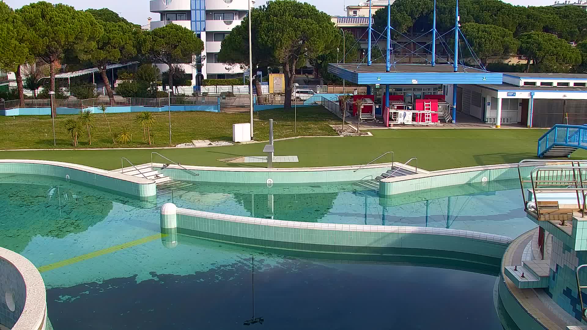 Webcam en direct Grado : Vues sur la plage et l’aquapark en temps réel