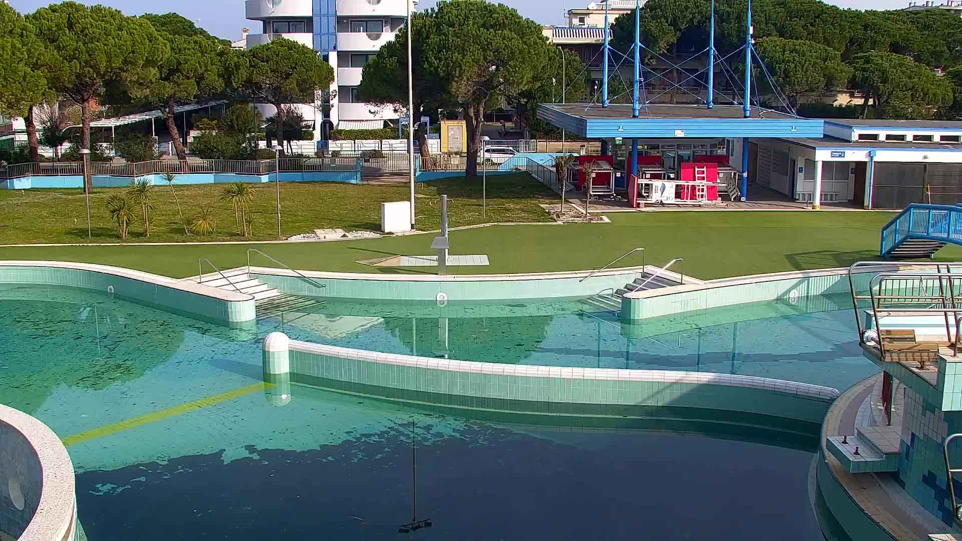 Grado Beach and Aquapark Views in Real Time