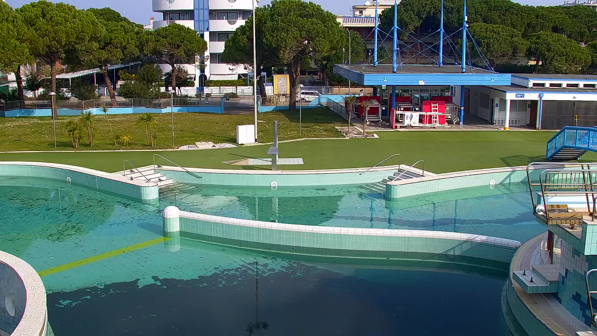 Grado Beach and Aquapark Views in Real Time