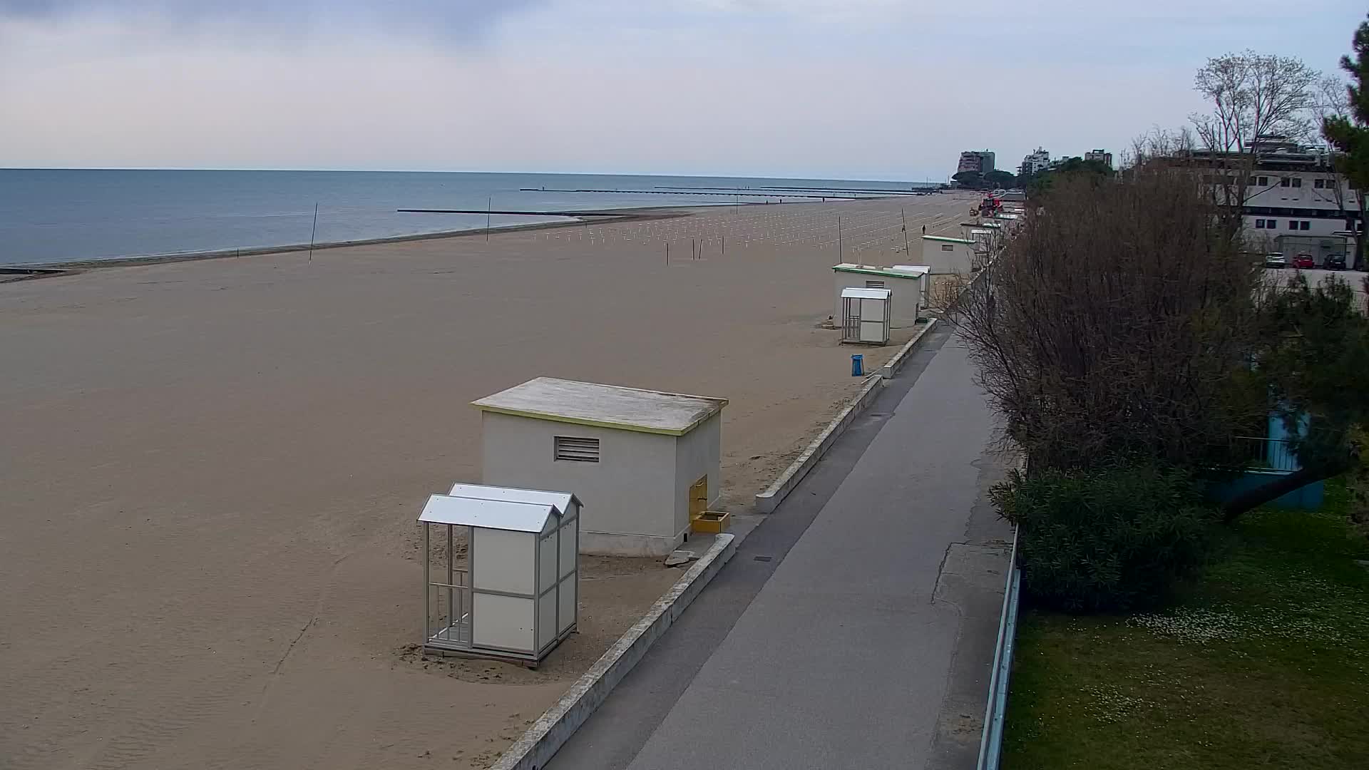 Webcam Live Grado: Vista sulla spiaggia e sull’acquapark in tempo reale