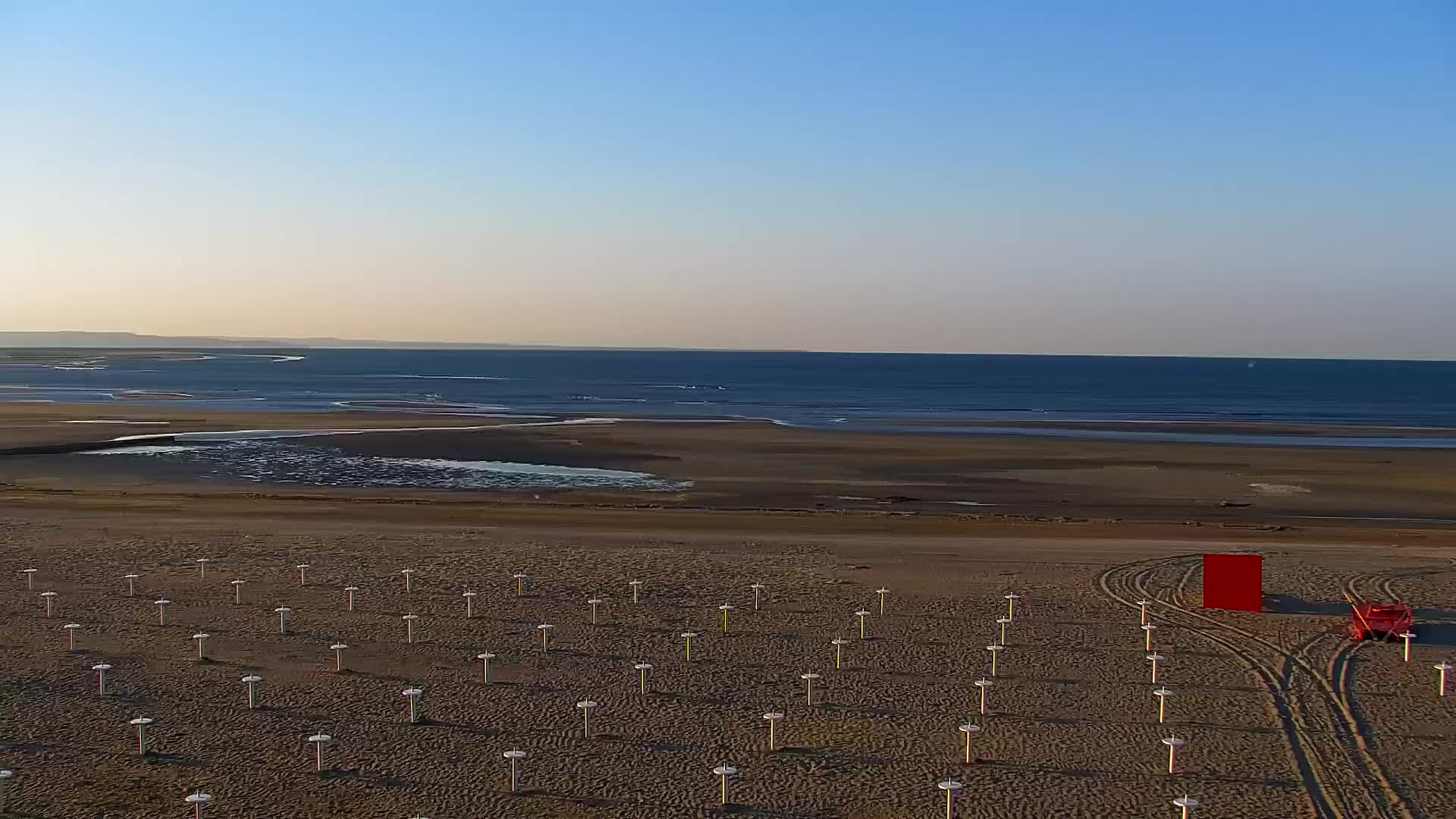 Grado Beach and Aquapark Views in Real Time
