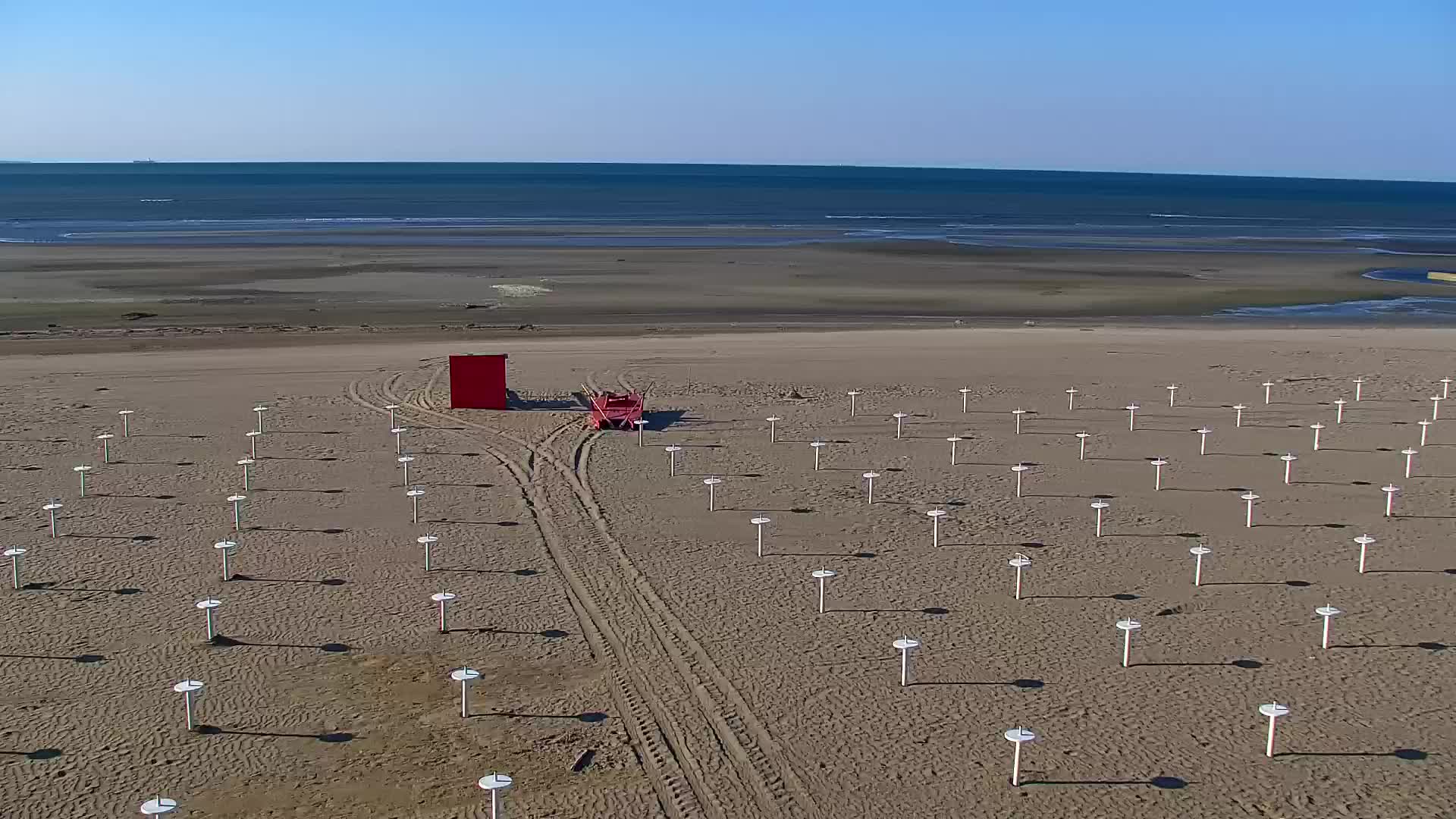 Spletna kamera v živo Grado: Pogledi na plažo in vodni park v realnem času