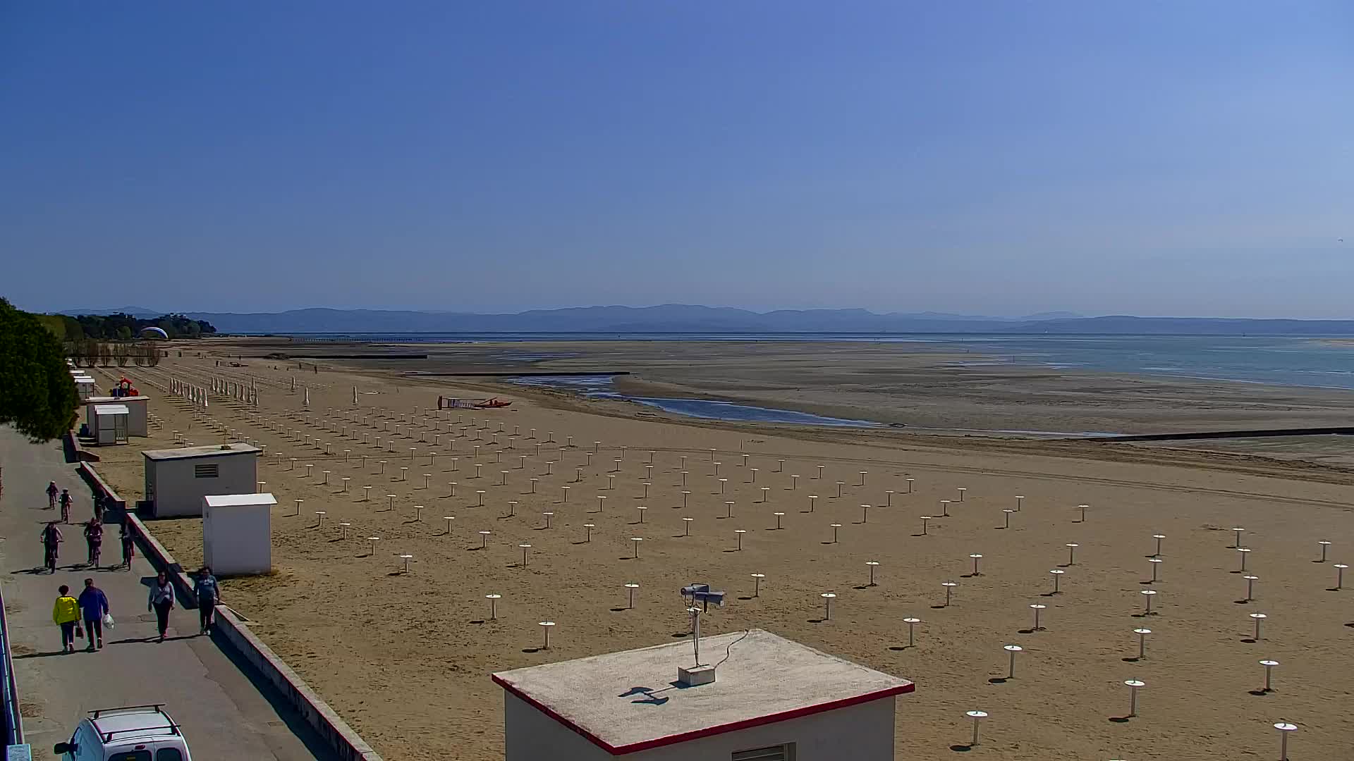 Webcam en direct Grado : Vues sur la plage et l’aquapark en temps réel