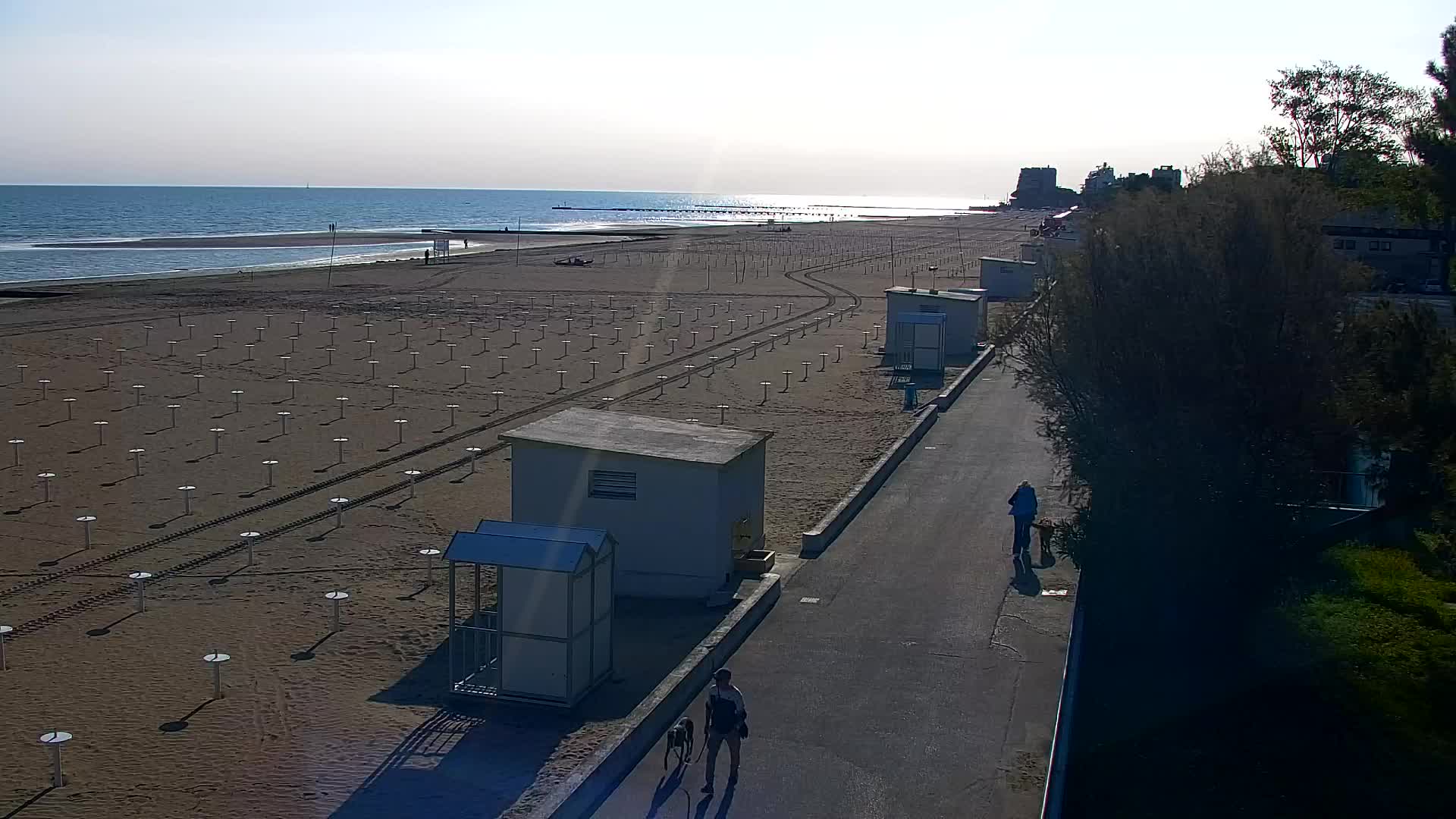 Grado Beach and Aquapark Views in Real Time