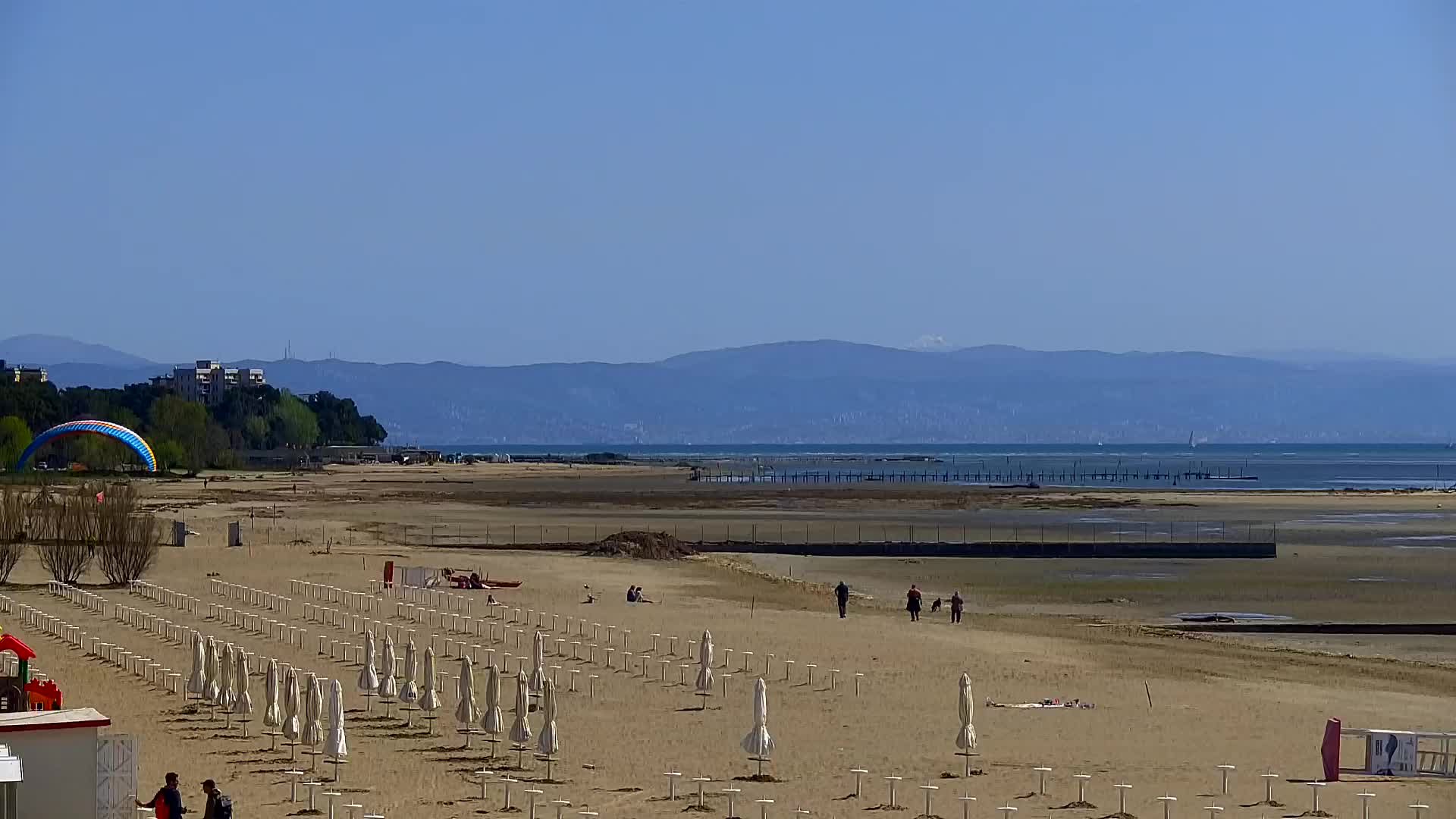 Webcam en direct Grado : Vues sur la plage et l’aquapark en temps réel