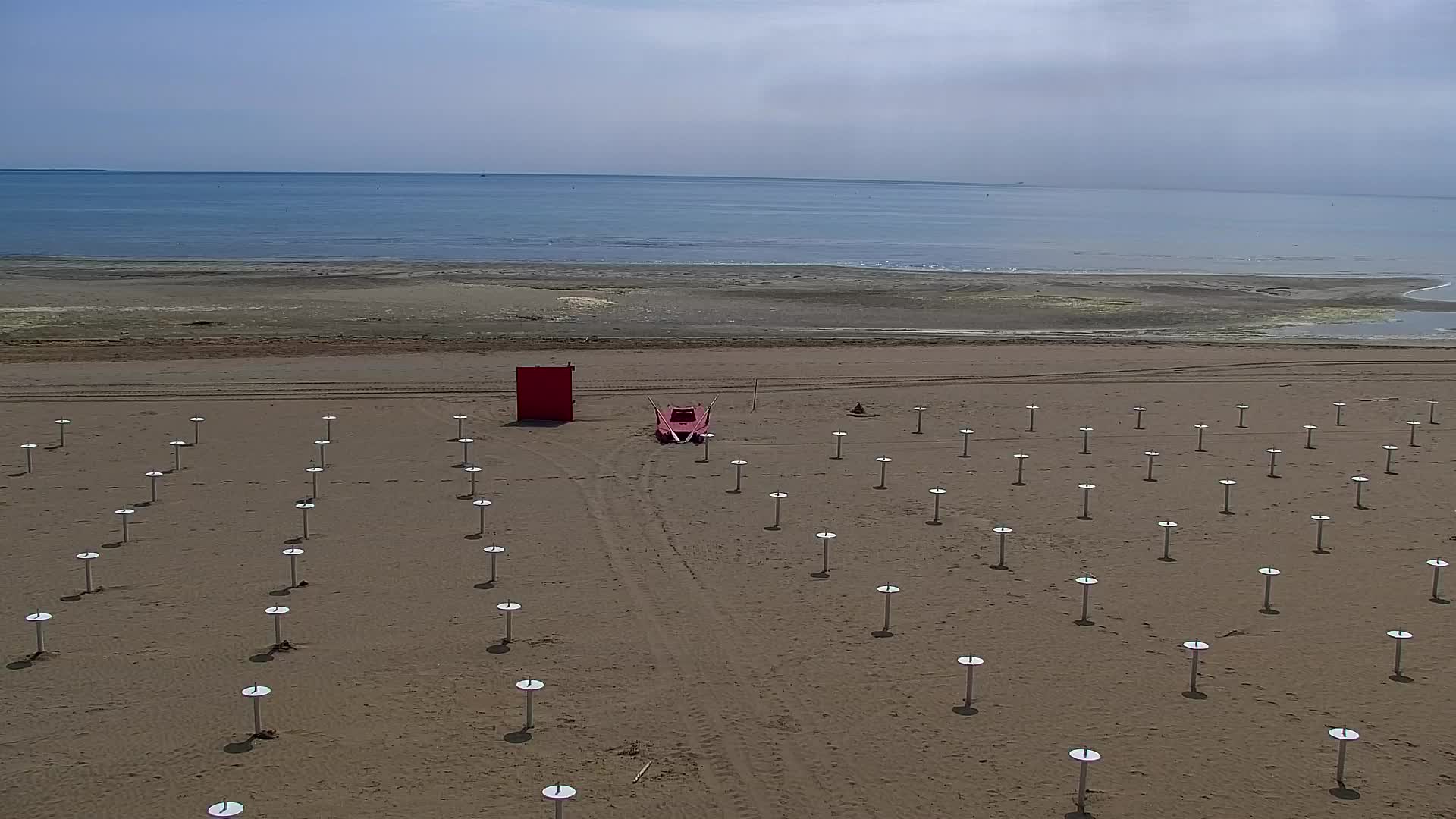 Spletna kamera v živo Grado: Pogledi na plažo in vodni park v realnem času