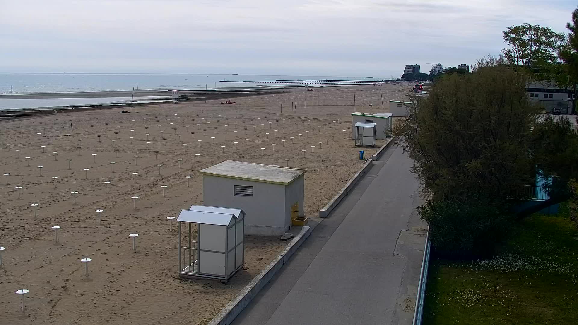 Webcam Live Grado: Vista sulla spiaggia e sull’acquapark in tempo reale