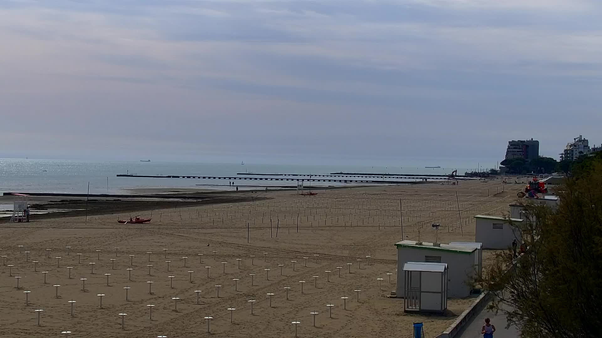 Webcam Live Grado: Vista sulla spiaggia e sull’acquapark in tempo reale