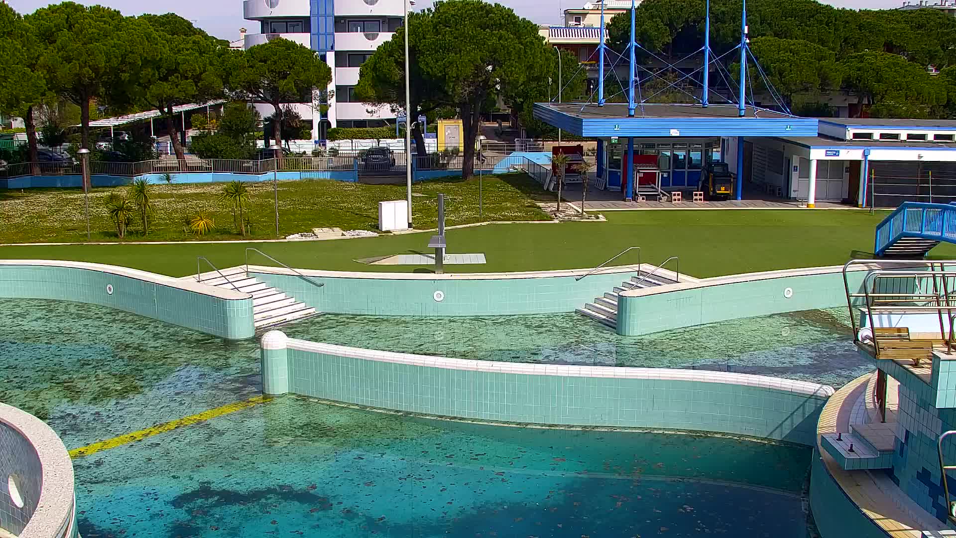 Grado Beach and Aquapark Views in Real Time