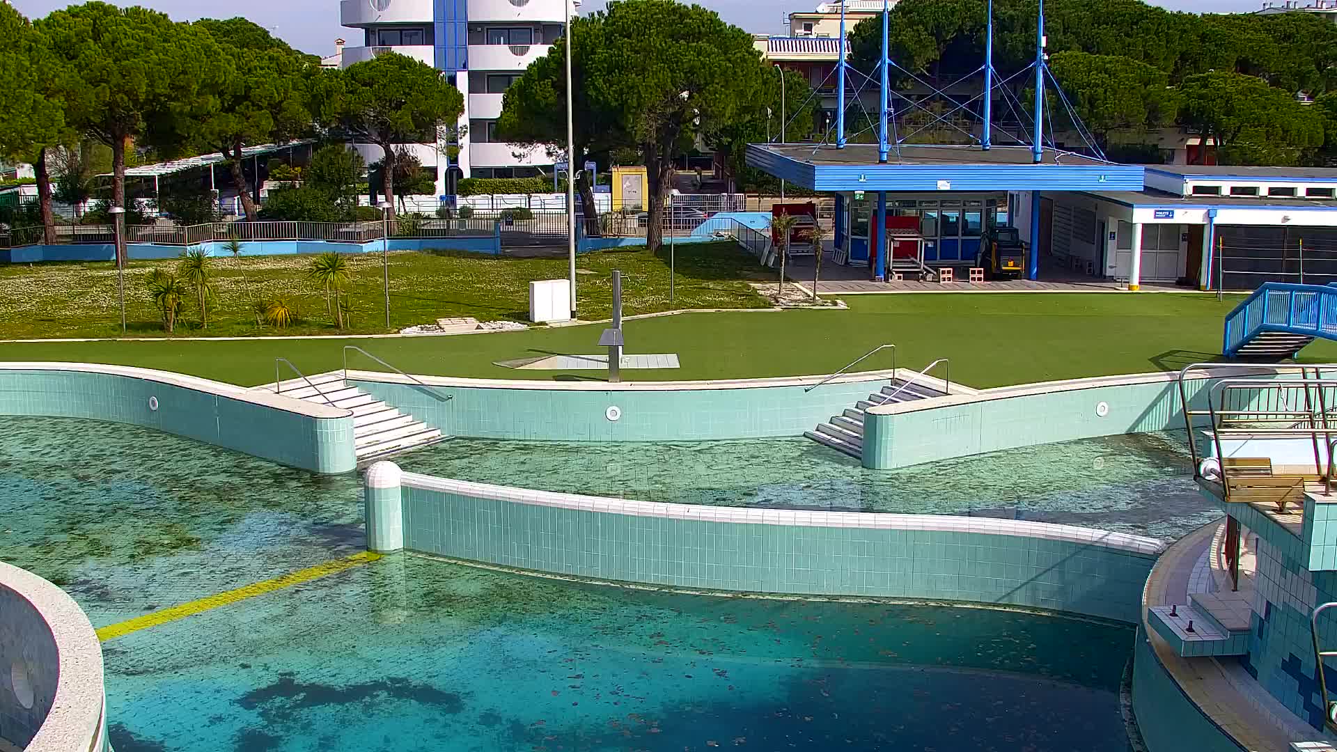 Grado Beach and Aquapark Views in Real Time