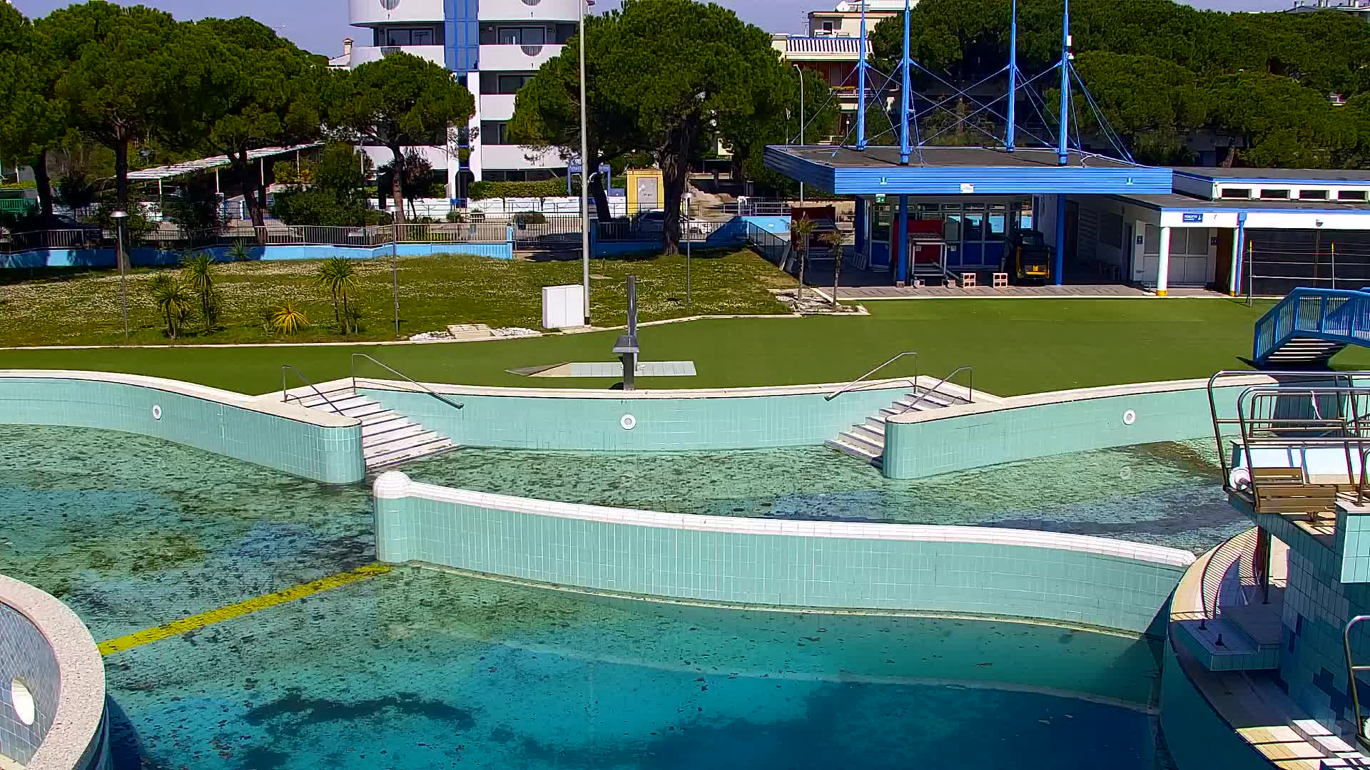 Grado Beach and Aquapark Views in Real Time