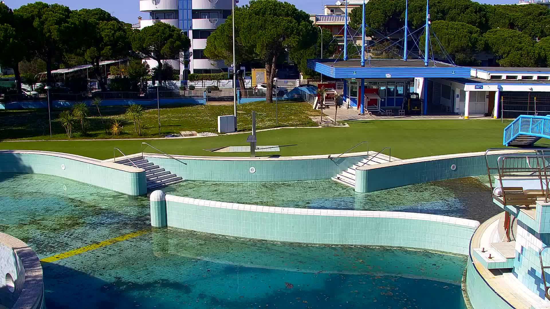 Grado Beach and Aquapark Views in Real Time