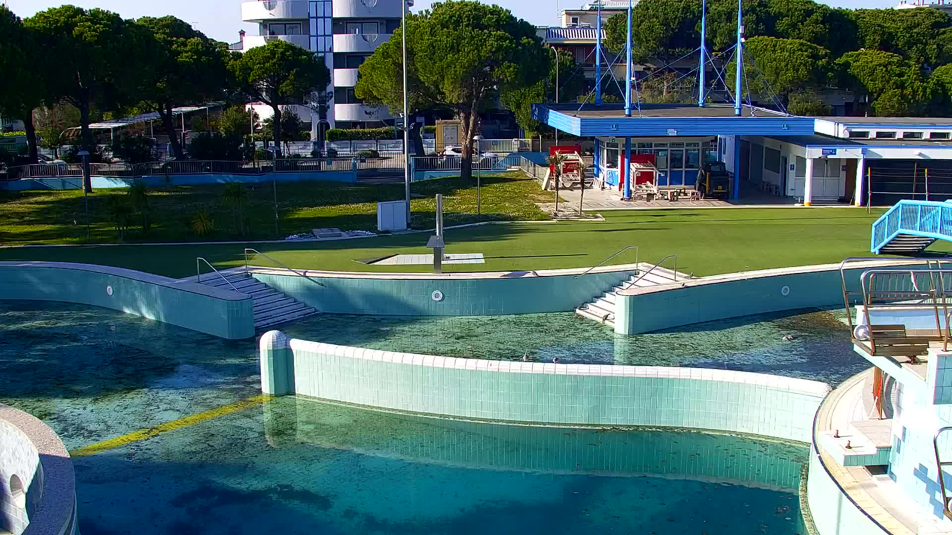 Grado Beach and Aquapark Views in Real Time