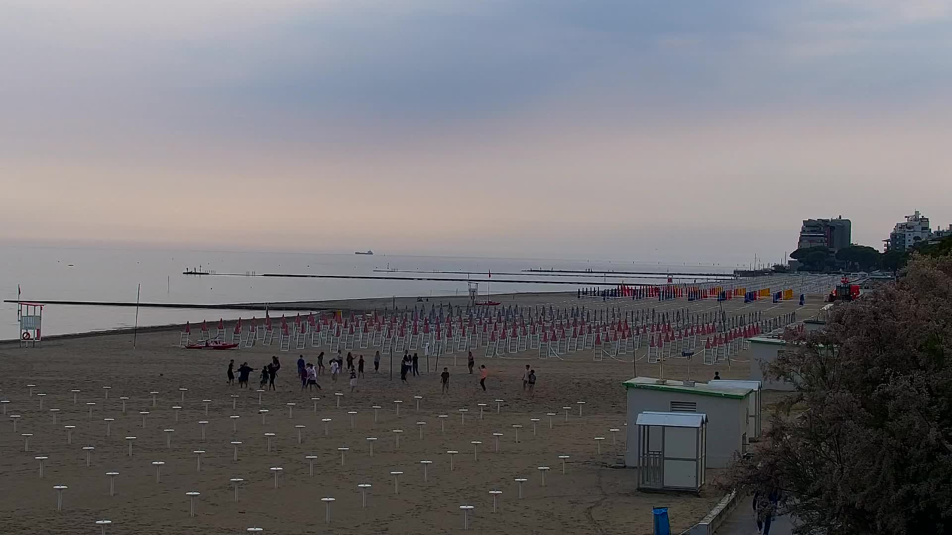 Grado Beach and Aquapark Views in Real Time