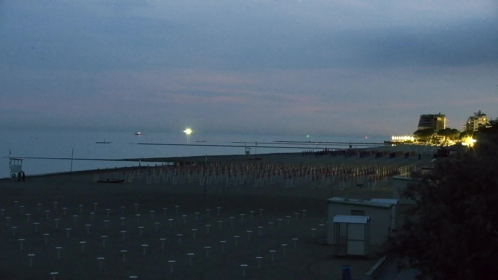 Grado Beach and Aquapark Views in Real Time