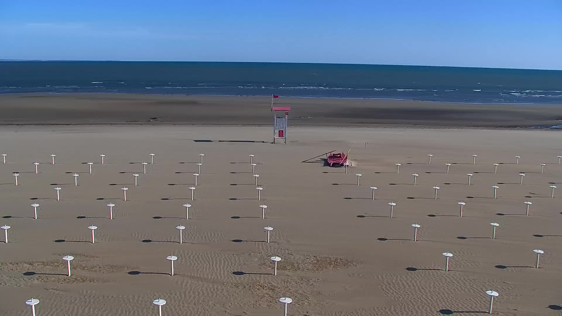 Grado Beach and Aquapark Views in Real Time