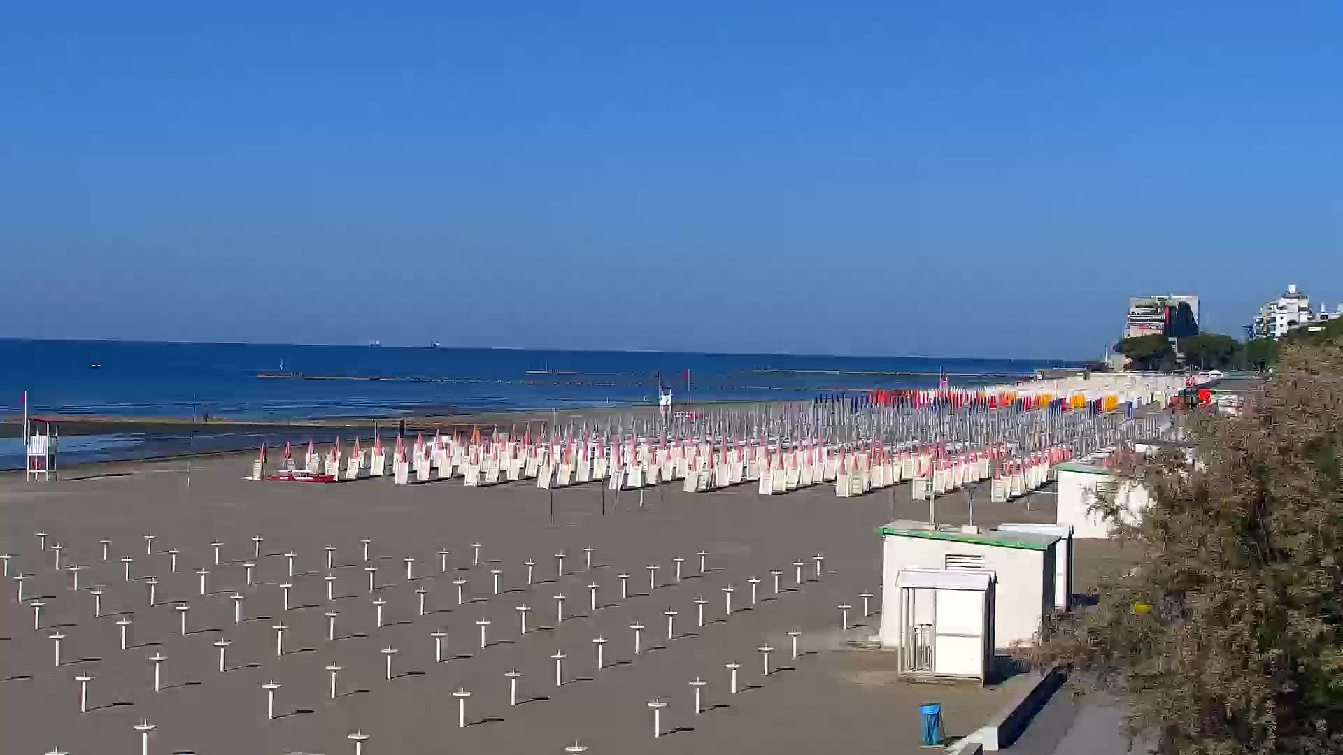 Webcam Live Grado: Vista sulla spiaggia e sull’acquapark in tempo reale