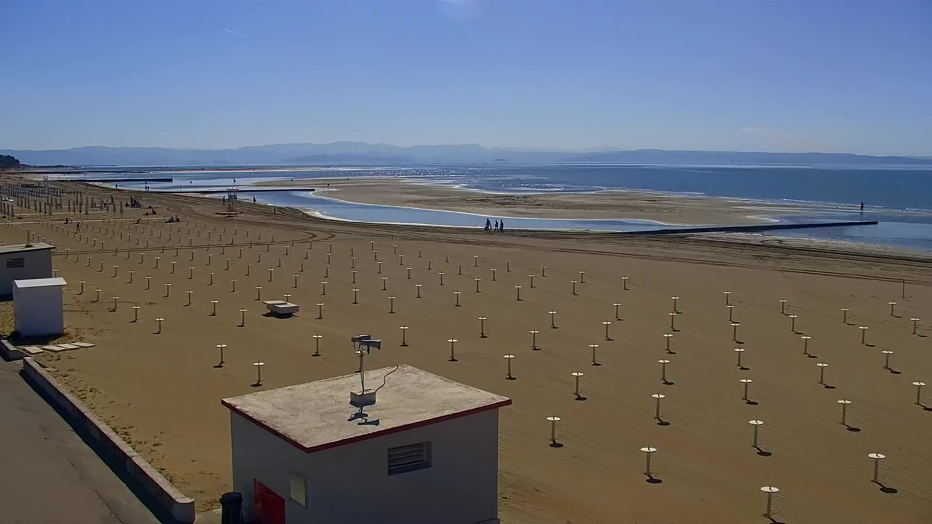 Webcam Live Grado: Vista sulla spiaggia e sull’acquapark in tempo reale