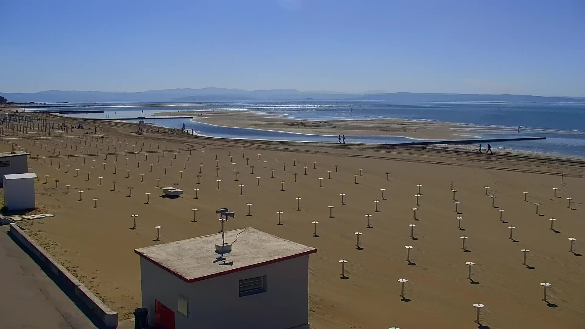 Grado Beach and Aquapark Views in Real Time