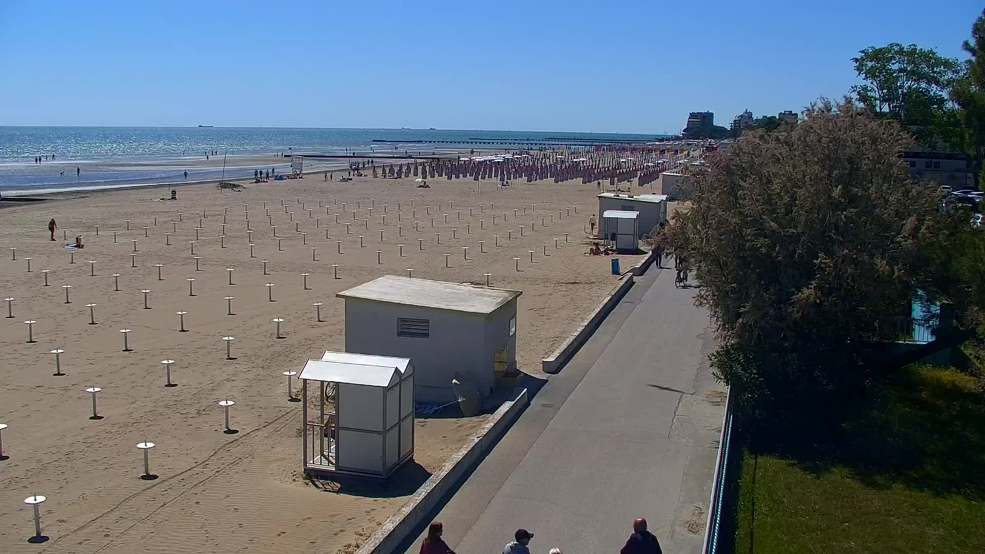 Webcam en direct Grado : Vues sur la plage et l’aquapark en temps réel