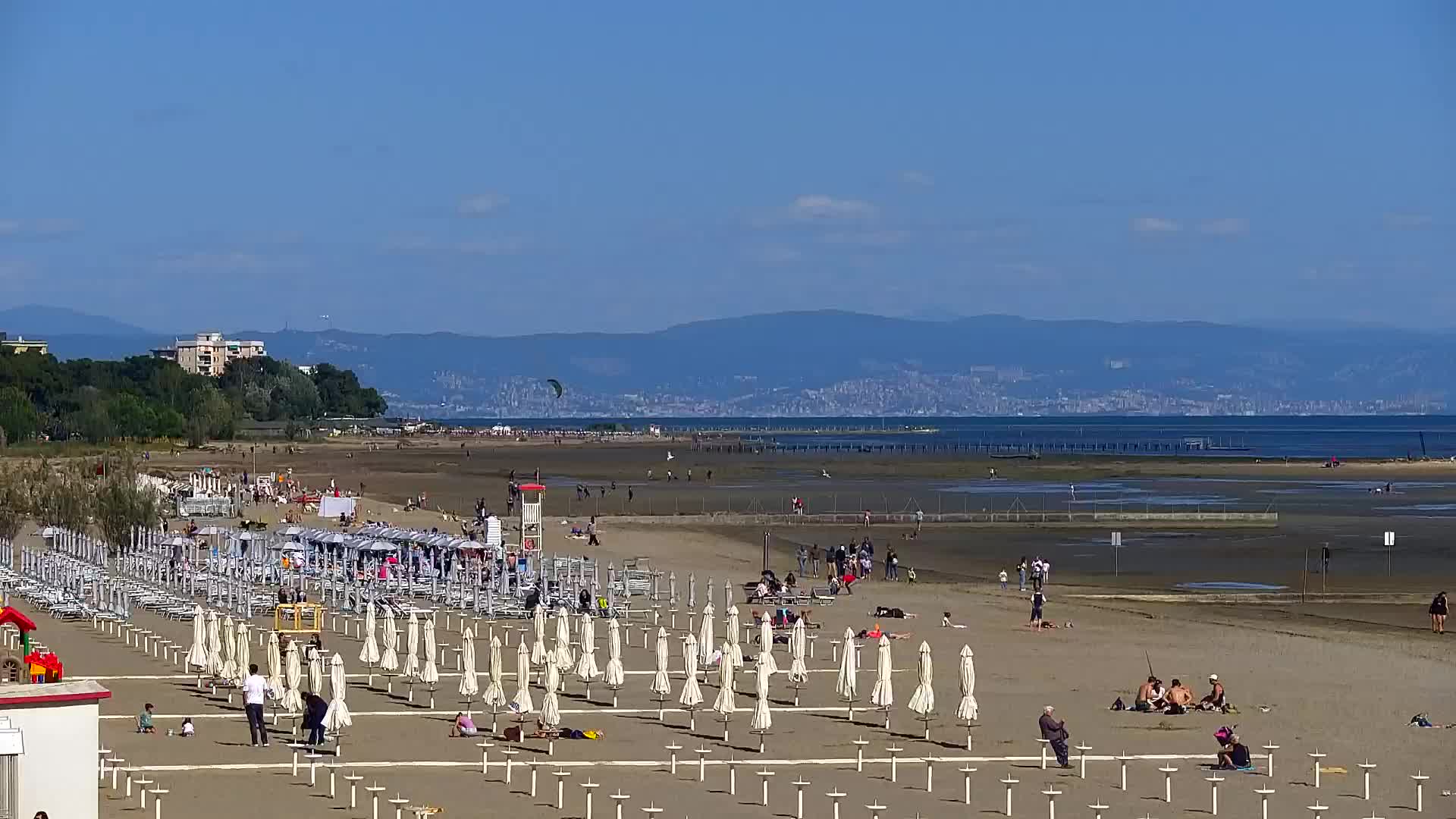 Webcam en direct Grado : Vues sur la plage et l’aquapark en temps réel